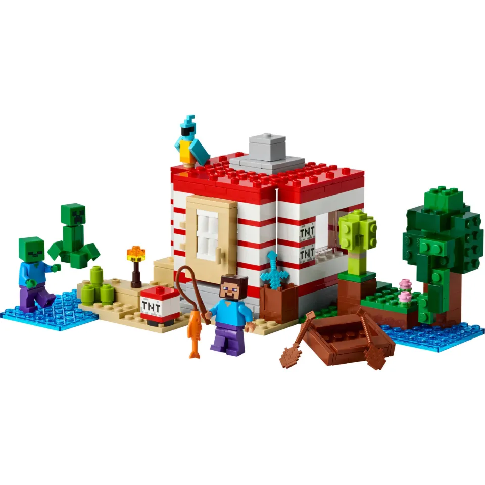 Lego Minecraft Het TNT Junglehuis, Videogameset 21275
