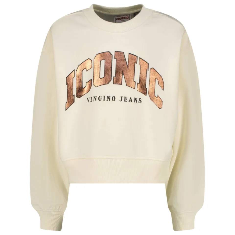 Vingino sweater met print - wit, foto 2