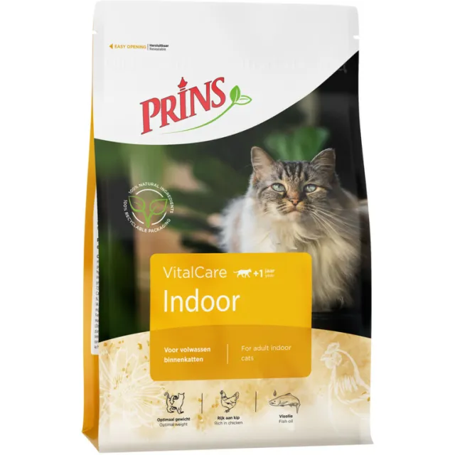 Prins VitalCare Indoor kattenvoer droog, foto 2