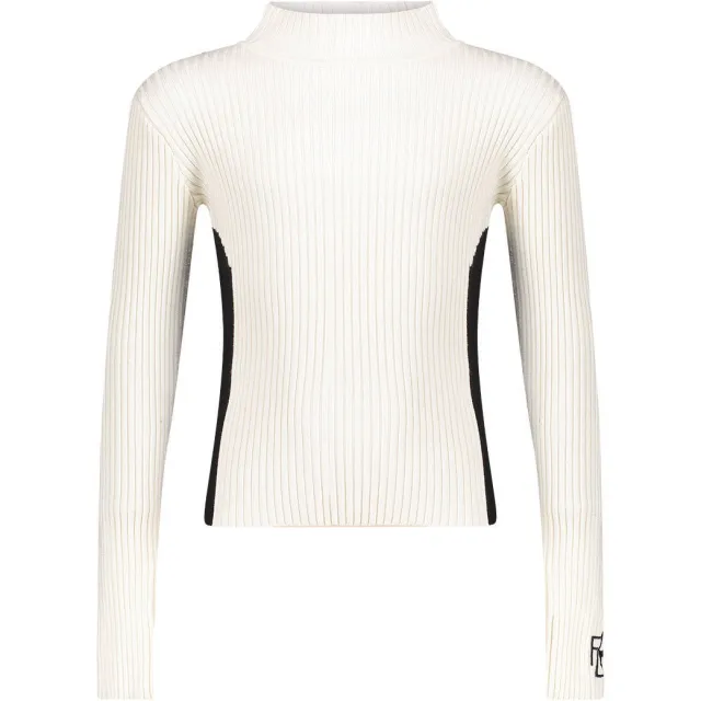 Frankie&Liberty aansluitende gebreide longsleeve crème, foto 2