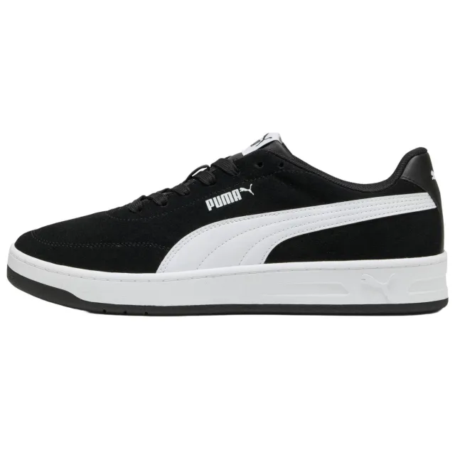 Puma Court Classic Clean suède sneakers - zwart/wit, foto 2
