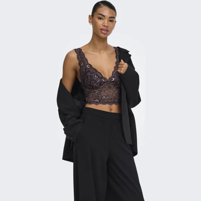 Only Chloe bralette donkerpaars