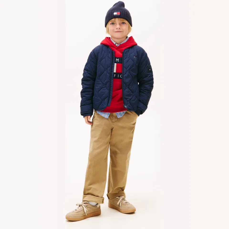Tommy Hilfiger outdoor jas donkerblauw
