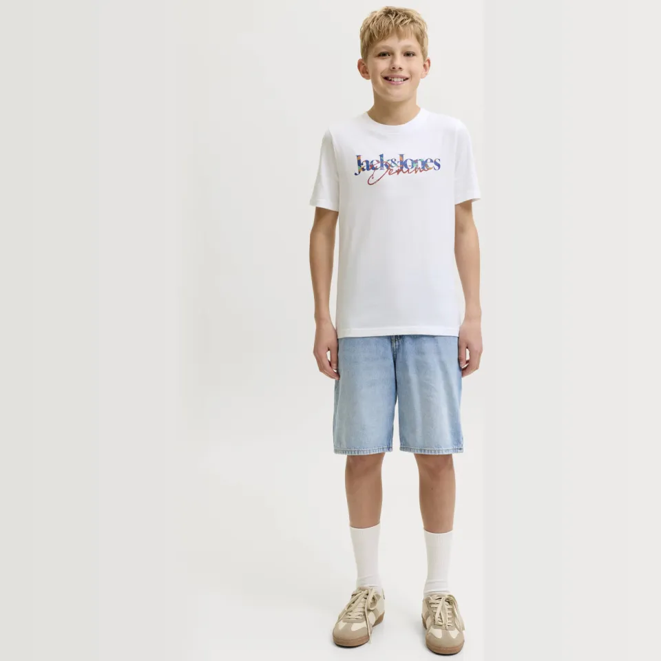 Jack & Jones t-shirt met logoprint wit, foto 4