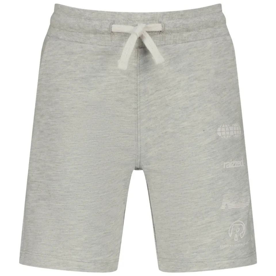 Raizzed relaxed sweatshort lichtgrijs melange, foto 2