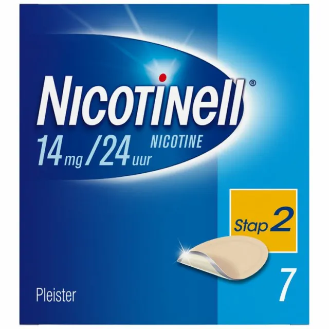 Nicotinell Nicotinepleisters 14mg 7 stuks