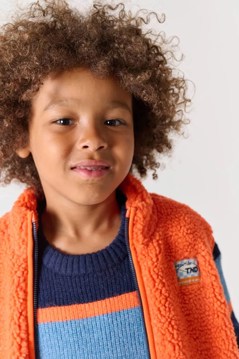 Tumble 'n Dry Wells teddy bodywarmer oranje, foto 5