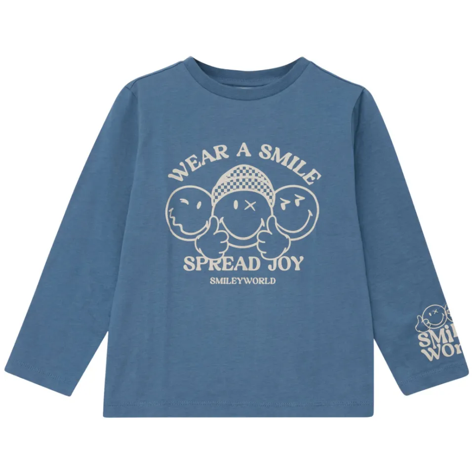 s.Oliver longsleeve met print blauw, foto 2