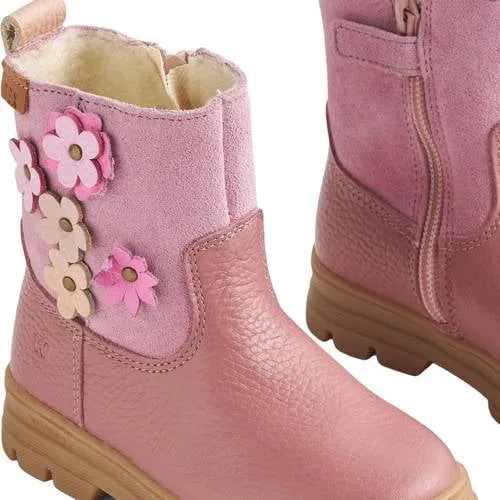 Wheat suède enkelboots met profielzool - roze, foto 4