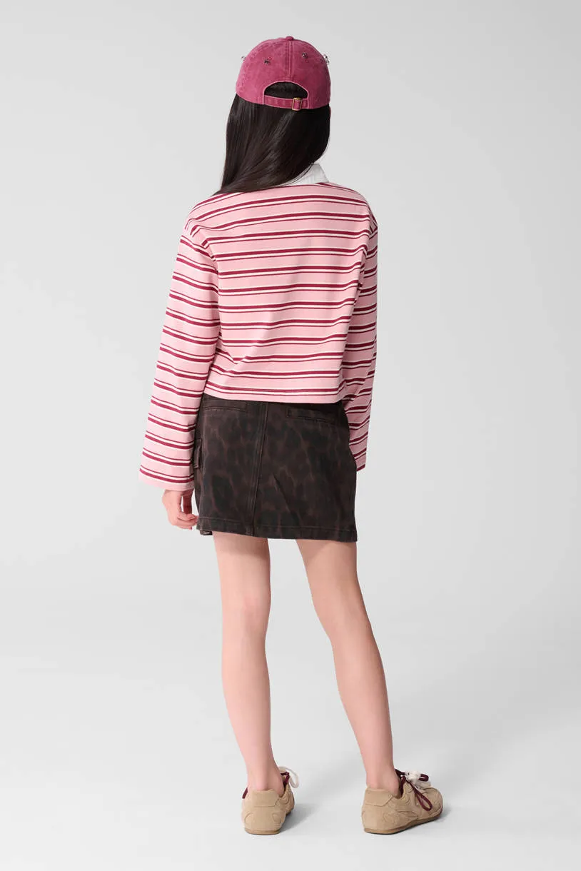 Shoeby mini rok met panterprint bruin, foto 5