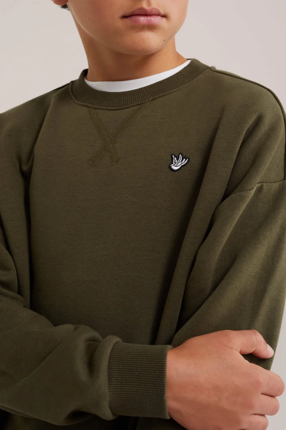 WE Fashion sweater - olijfgroen, foto 6