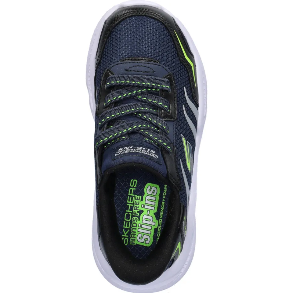 Skechers Hands Free Slip-In S-Lights sneakers met lichtjes donkerblauw, foto 5