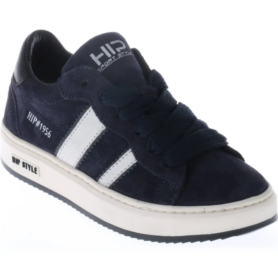 Hip suède sneakers donkerblauw, foto 6