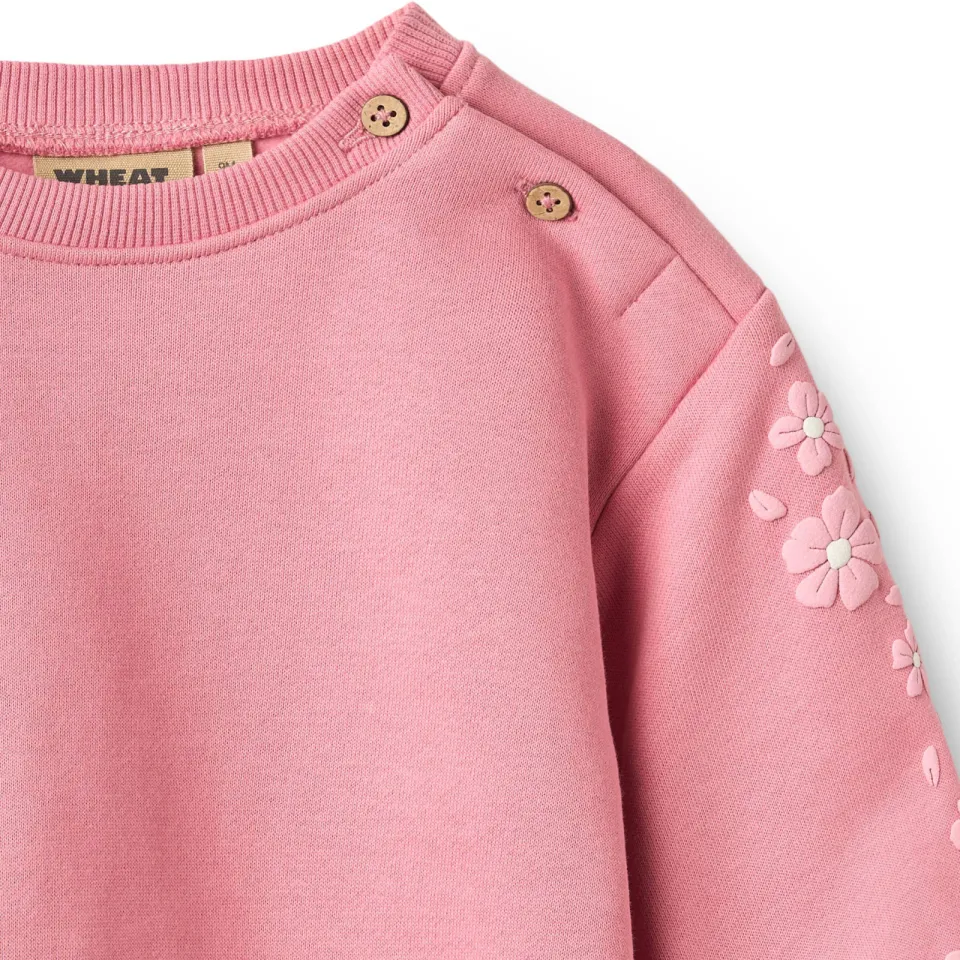 Wheat gebloemde sweater - roze, foto 3