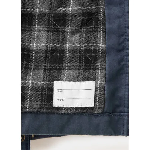 Mango corduroy parka marineblauw, foto 5