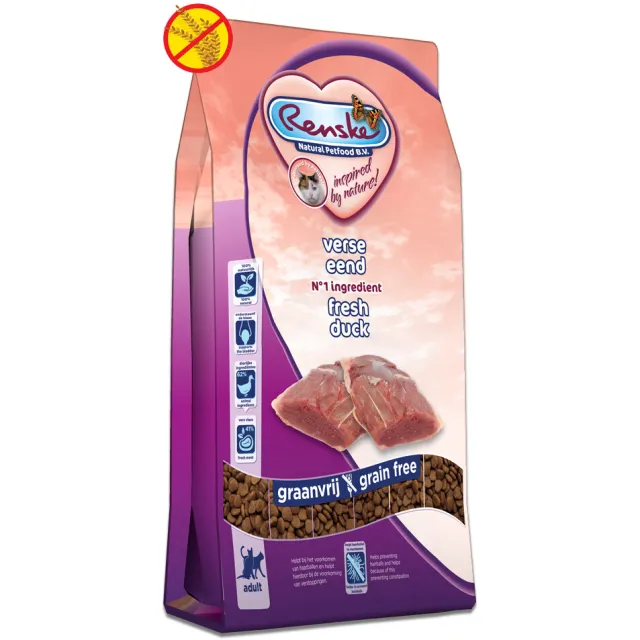 Renske Super Premium Adult eend kattenvoer