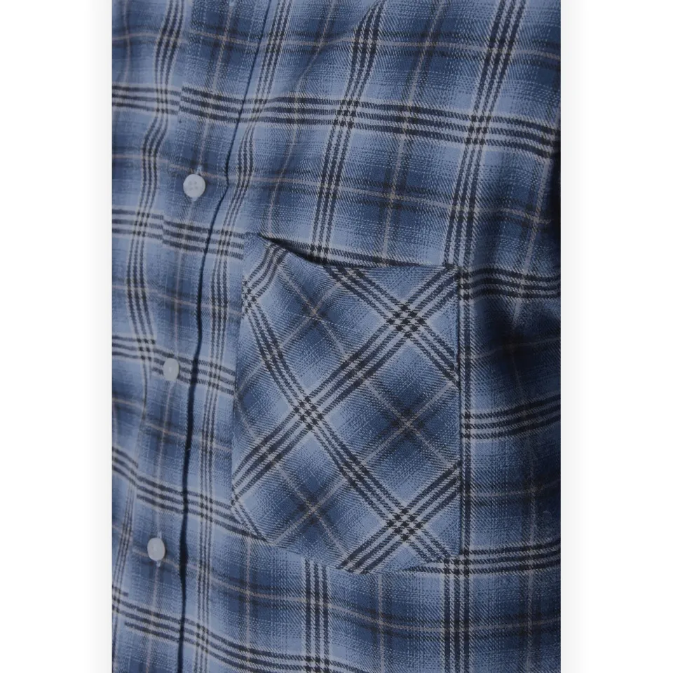 Babista regular fit geruit overhemd Plus Size - donkerblauw, foto 5