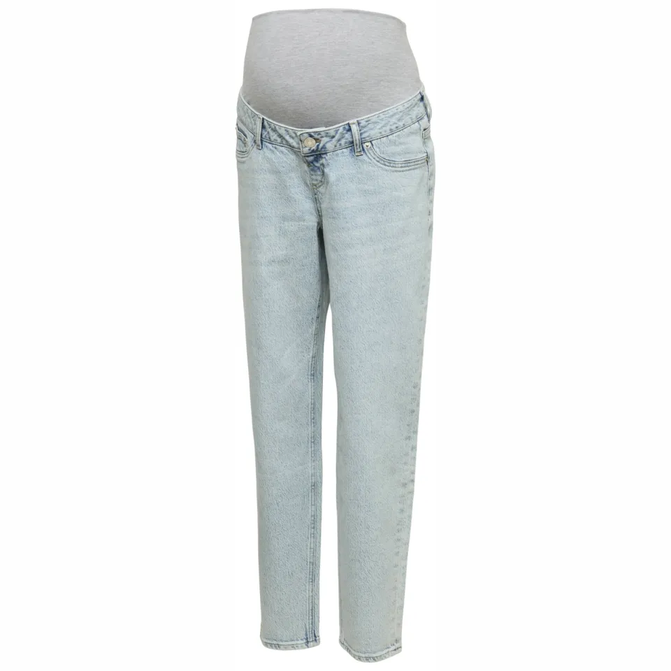 Vero Moda MATERNITY zwangerschaps mom jeans - light blue denim, foto 2