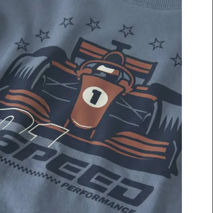 GUPPY MINI longsleeve met print blauw, foto 3