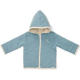Little Dutch reversible baby tussenjas blauw/offwhite, foto 4