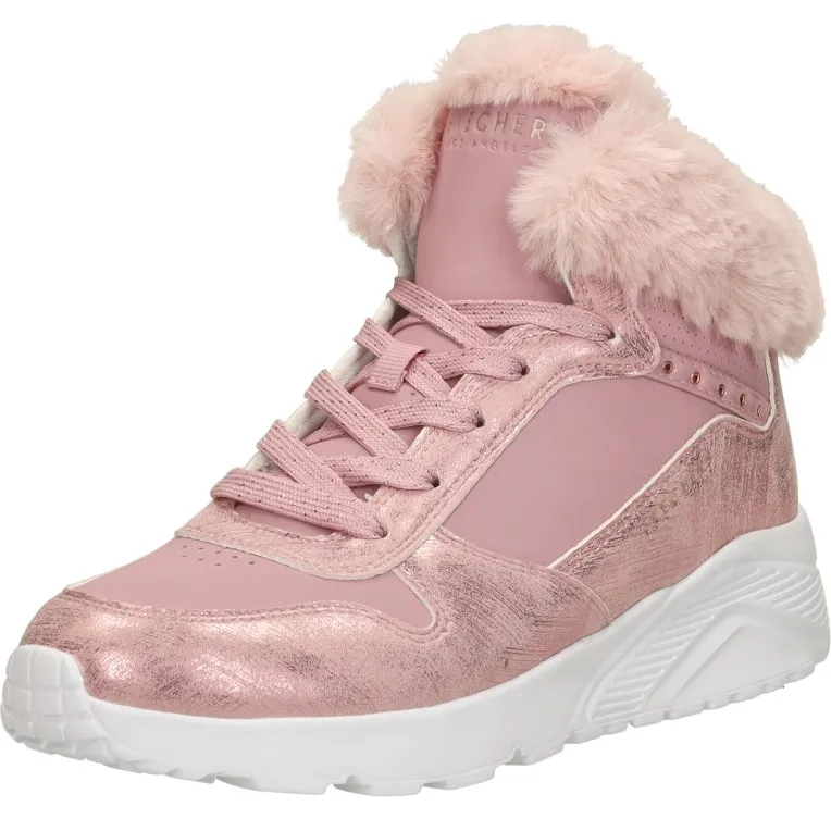 Skechers Uno Lite enkellaarsje roze, foto 3