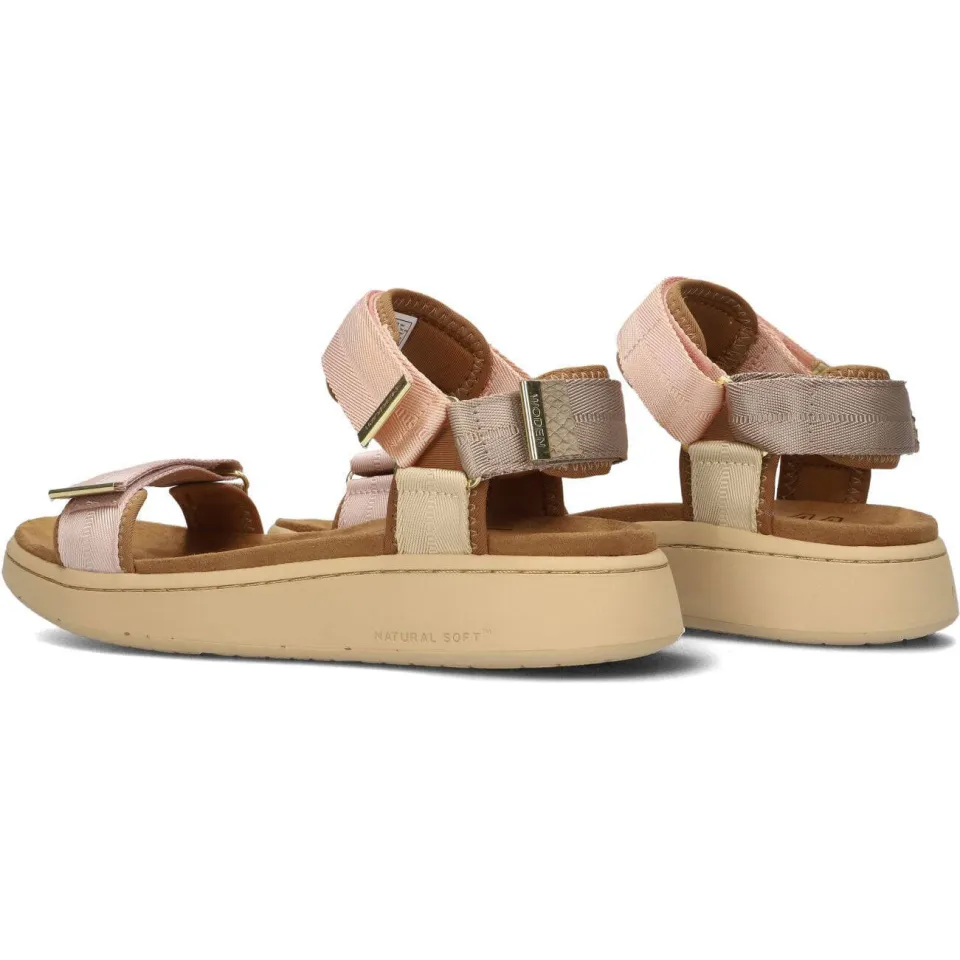 Woden Sandalen Line Roze, foto 2