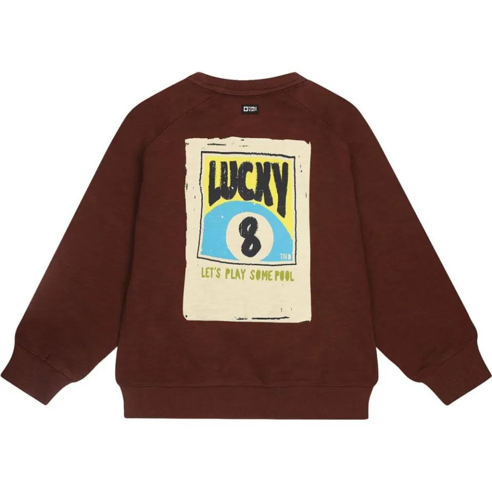 Tumble 'n Dry sweater met borduursels en backprint - donkerbruin, foto 3