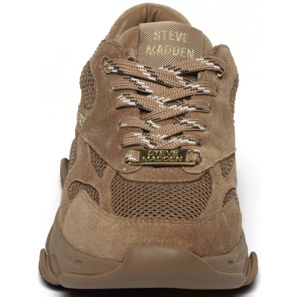 Steve Madden Front Row chunky sneakers - bruin, foto 4