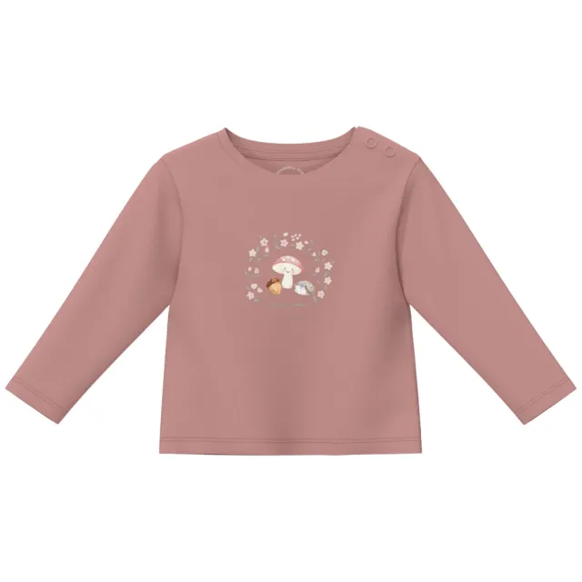 s.Oliver longsleeve met print oudroze