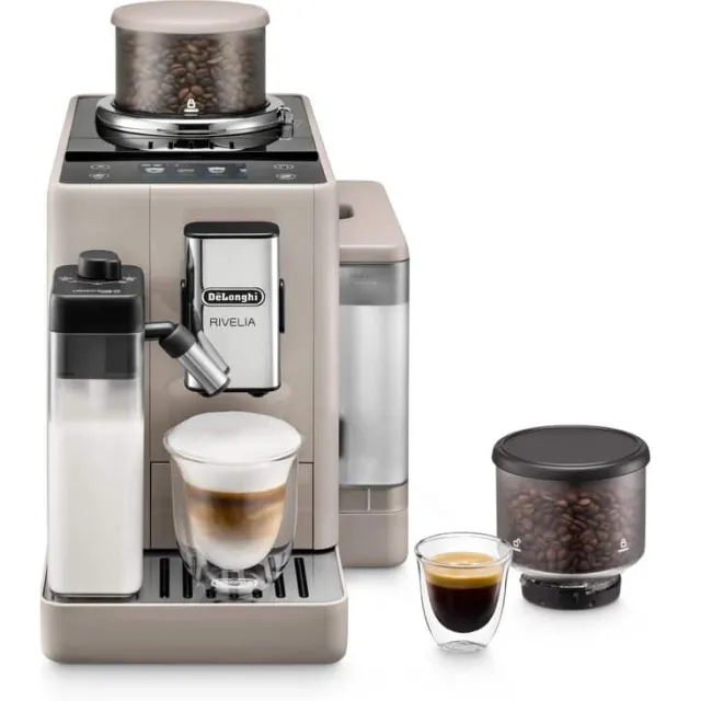 DeLonghi volautomatische espressomachines Rivelia EXAM440.55.BG beige