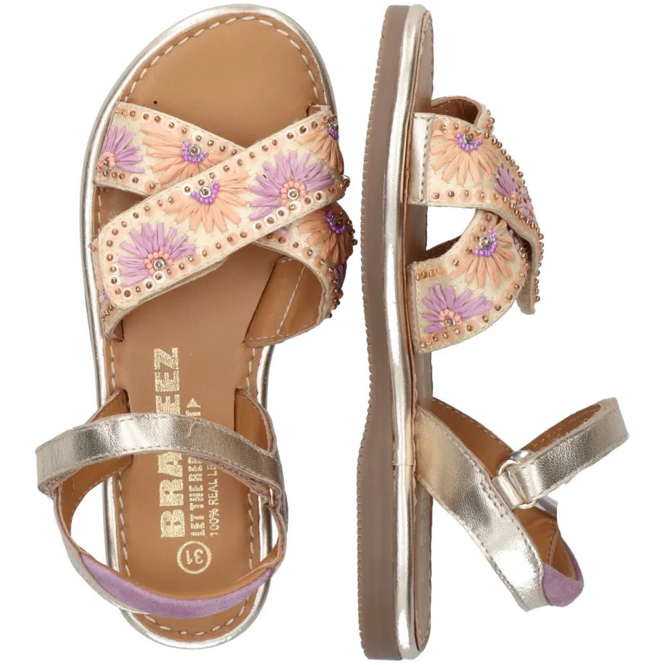 Braqeez sandalen goud/multi, foto 3