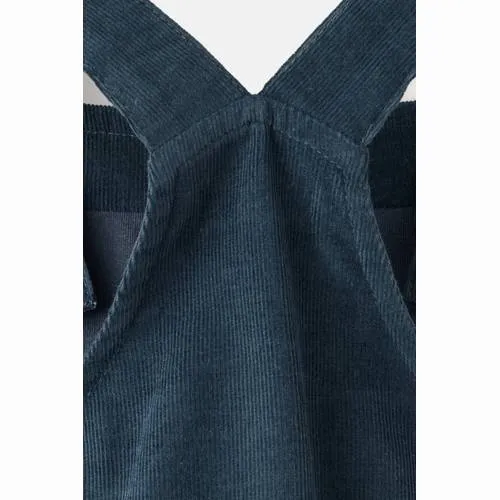 Mango Kids romper met corduroy details - marineblauw, foto 5