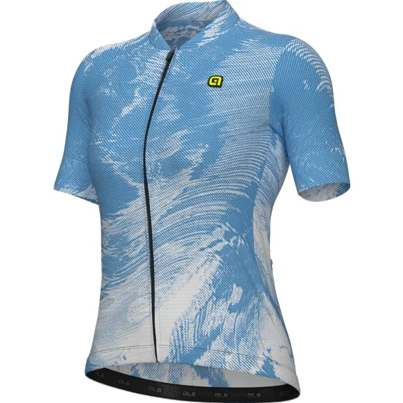 Alé Women's PR-E Fan S/S Jersey - Fietsshirt, blauw