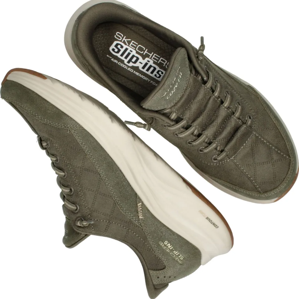 Skechers Slip-Ins Cozy Fit sneakers groen, foto 8