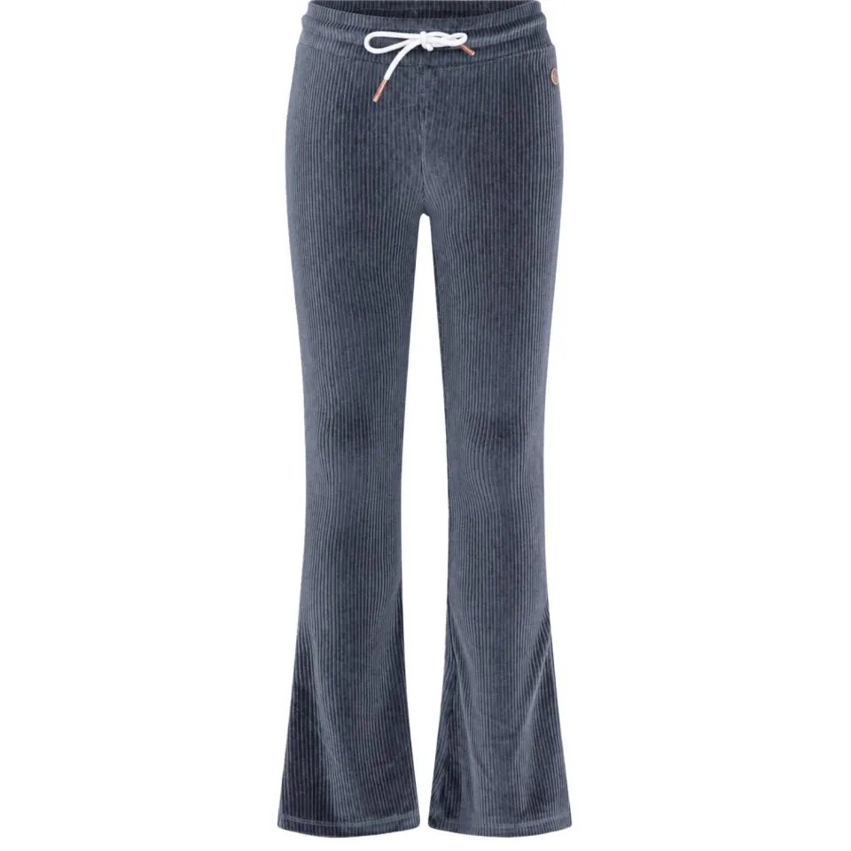 Like Flo fluwelen flared broek blauw, foto 2