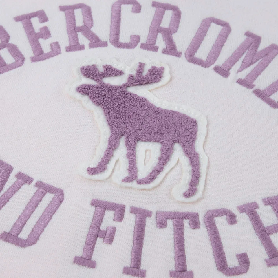 Abercrombie & Fitch sweater met backprint - lichtroze, foto 5