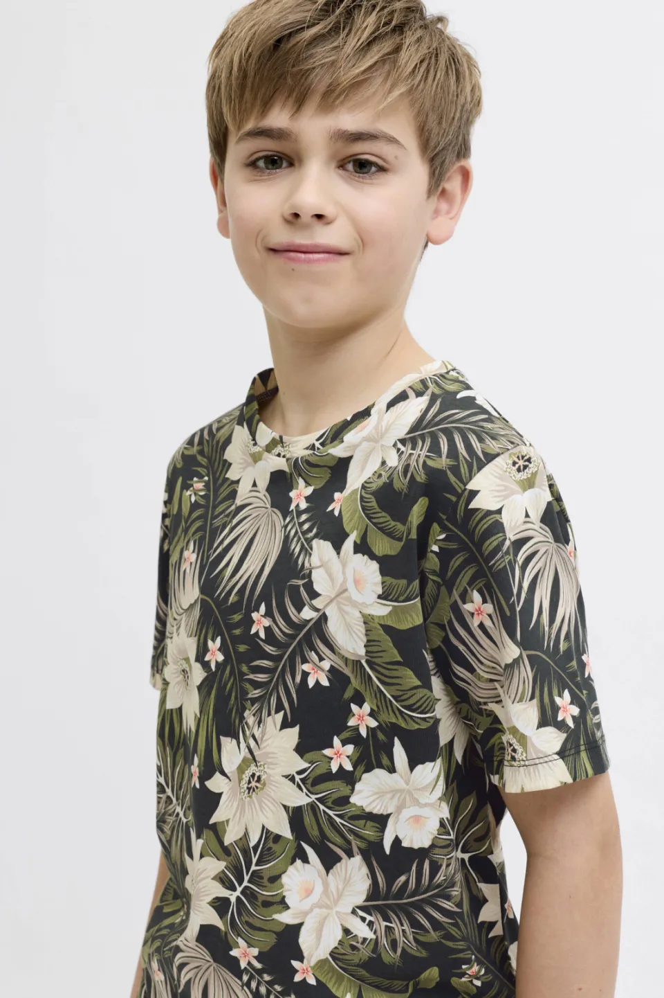 JJ Rebel JUNIOR T-shirt zwart met all-over print, foto 5