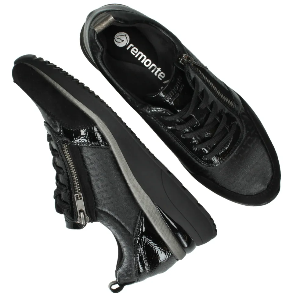 Remonte Sneakers Dames Zwart, foto 7