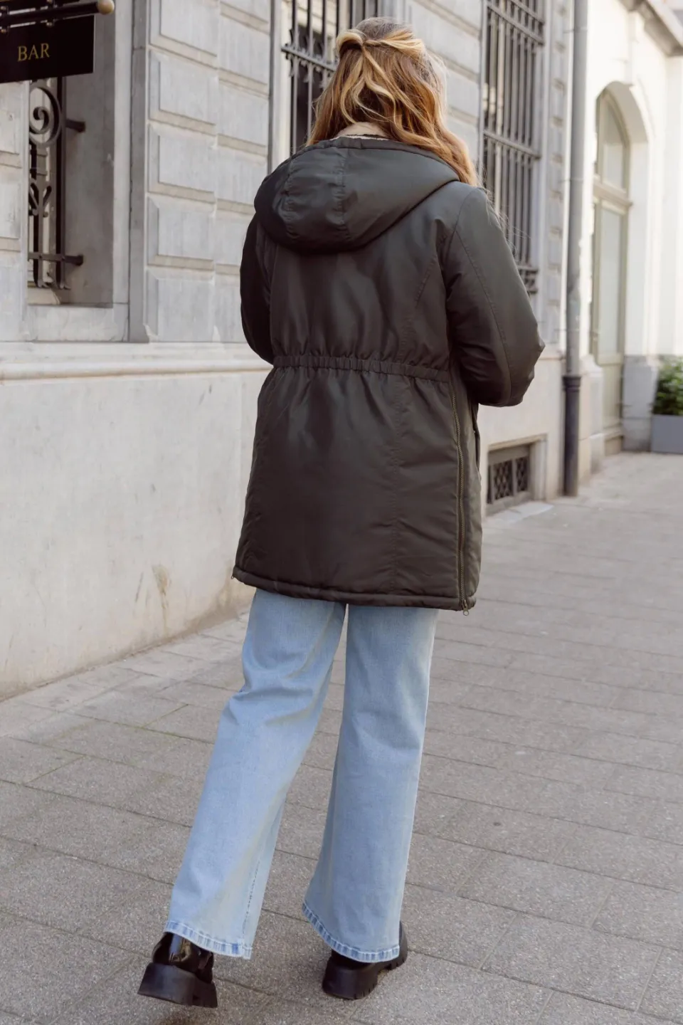 LOVE2WAIT winterjas Coat Babycarrier 3 in 1 olijfgroen, foto 6