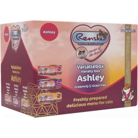 Renske Ashley variatiebox kattenvoer nat