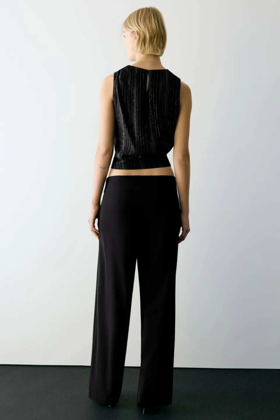 Mango TEEN broek zwart, foto 3