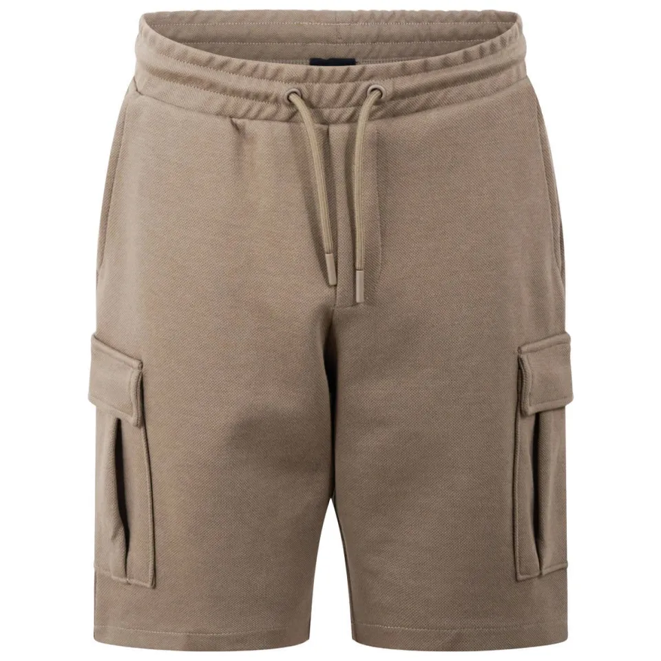 Shoeby regular sweatshort bruin, foto 2