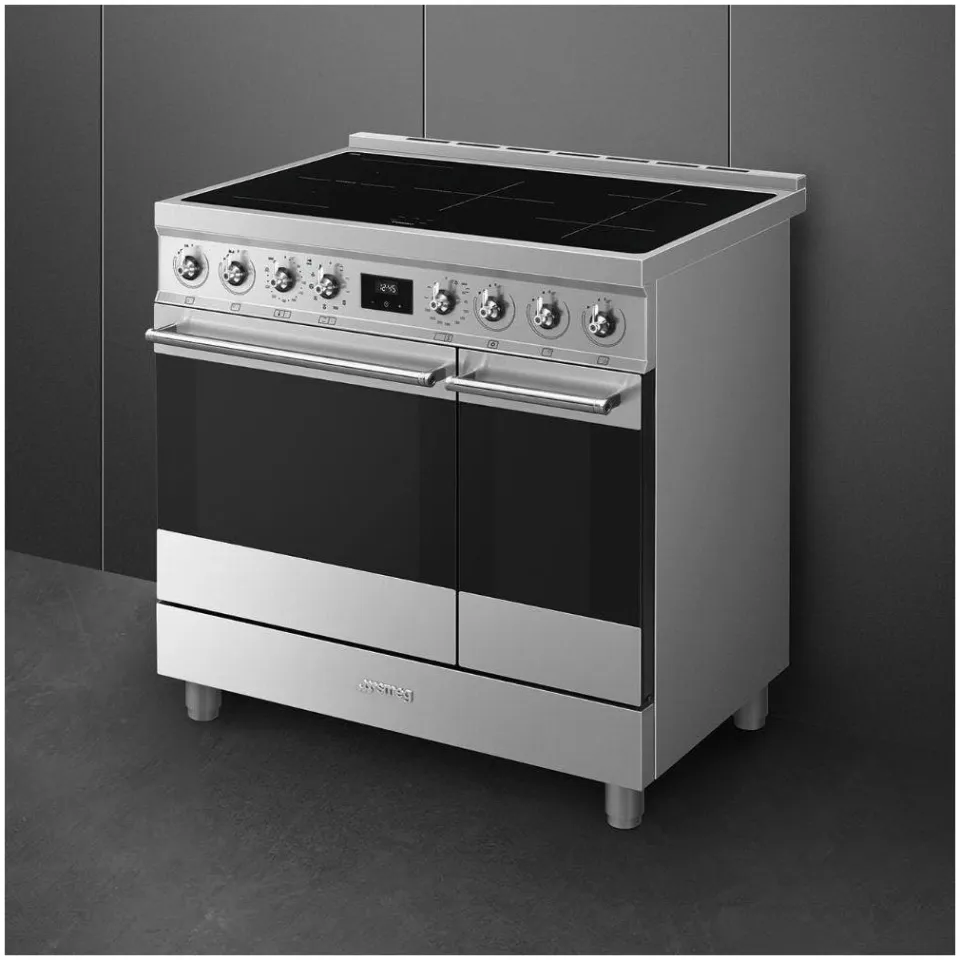 Smeg C92IPX2 inductie fornuis RVS, foto 3
