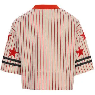 LOOXS 10sixteen gestreept t-shirt ecru/rood, foto 3