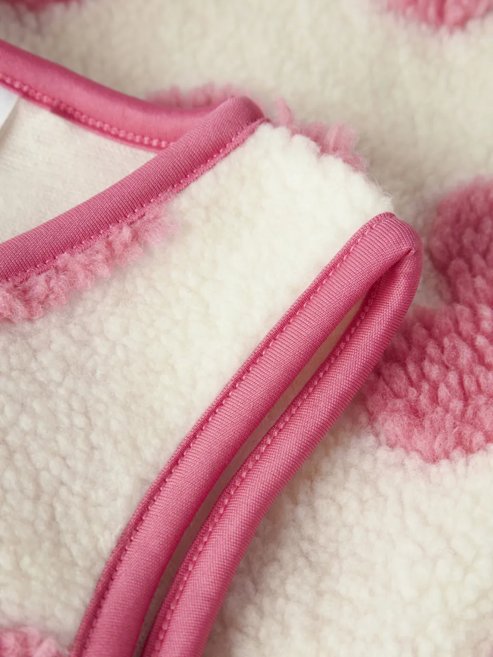 NAME IT MINI teddy jacquard gilet met hartjes - roze, foto 4
