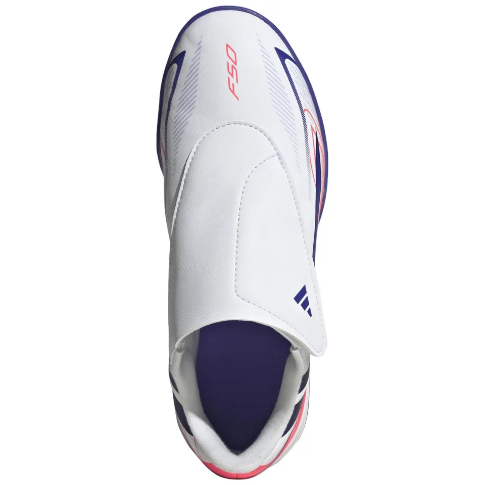 Adidas Performance F50 Hyperfast Club junior imitatieleren voetbalschoenen - roze/paars, foto 3