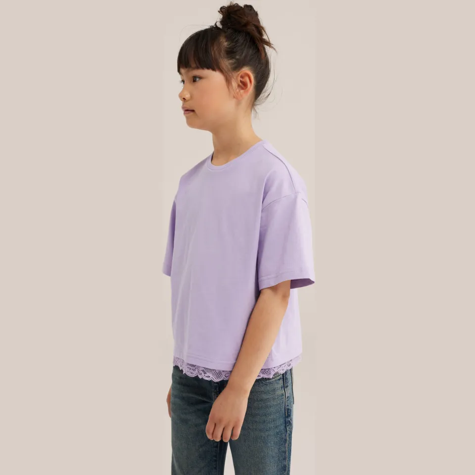 WE Fashion T-shirt lila, foto 4