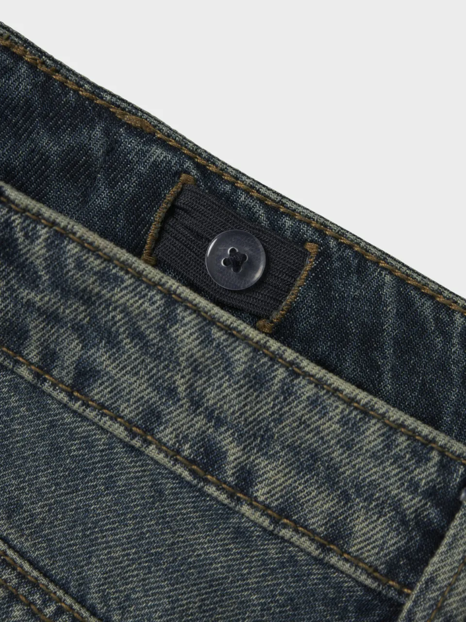 NAME IT KIDS wide leg jeans vintage dark blue denim, foto 5