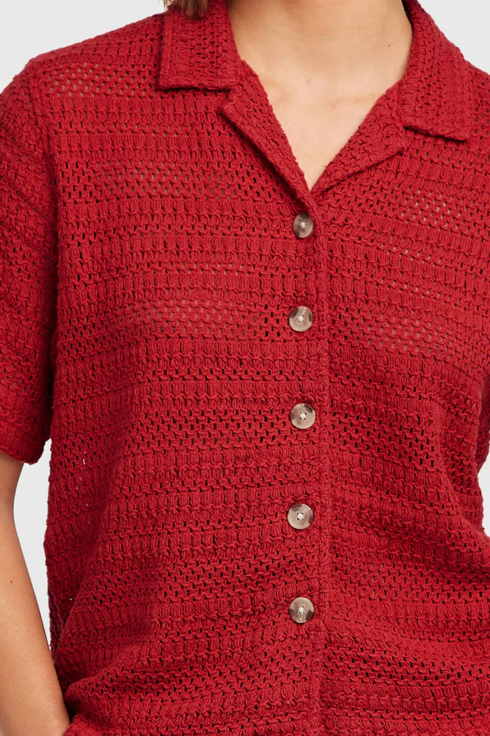 O'Neill O'Riginals Crochet blouse rood, foto 6