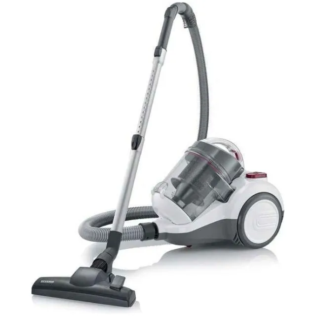 Severin CY7088 stofzuiger zonder zak wit wit-rood